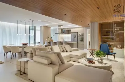 Apartamento com 4 quartos à venda na rua clara vendramin, 405, mossunguê, curitiba, 257 m2 por r$ 5.317.800