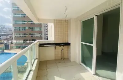 Apartamento à venda novo res. itália boqueirão em praia grande sp.