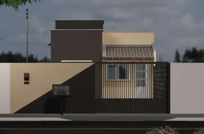 Casas 2 quartos para venda em várzea grande, jardim ouro verde, 2 dormitórios, 1 banheiro, 1 vaga