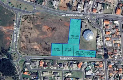 Terreno grande e alto em uma das principais avenidas de pinhais, no acesso ao bairro pineville