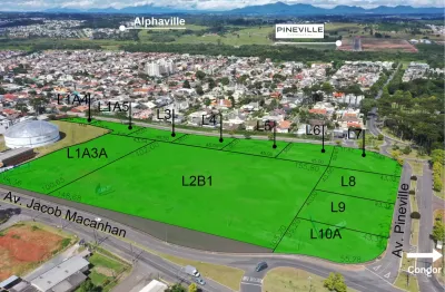Terreno para construção de edifício de até 8 pavimentos no acesso a bairro nobre de Pinhais