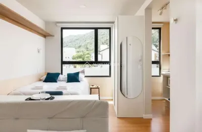 Apartamento com 1 quarto à venda na rua da quaresmeira roxa, 431, cachoeira do bom jesus, florianópolis, 23 m2 por r$ 420.000