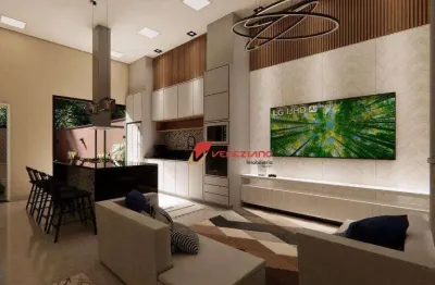 Casa  térrea com 3 quartos 1 suíte- Terras Di Treviso - Piracicaba/SP