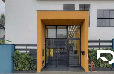 Apartamento com 1 dormitório para alugar, 43 m² por r$ 2.900,00/mês - anita garibaldi - joinville/sc