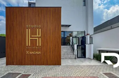 Apartamento com 1 dormitório para alugar, 35 m² por r$ 3.844,00/mês - saguaçu - joinville/sc