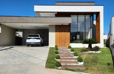 Casa térrea nova de alto padrão com piscina no atibaia park ii