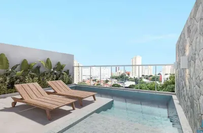 Apartamentos sala quarto no np 38 joama – 37m² com lazer completo