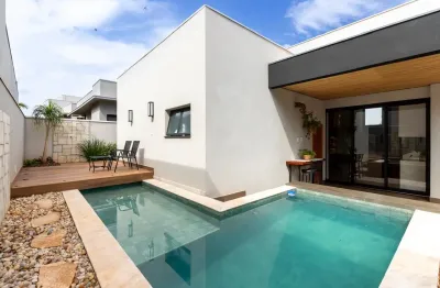 Casa térrea com 3 suítes no terras de florença | piscina aquecida | vila do golf