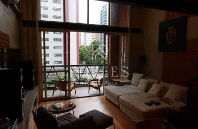 Flat com 1 quarto à venda na Rua Bandeira Paulista, Itaim Bibi, São Paulo