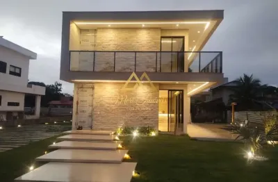 Casa em condomínio fechado com 4 quartos à venda na aldeia dos camarás, paudalho  por r$ 2.200.000