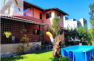 Casa em condomínio fechado com 6 quartos à venda na aldeia dos camarás, paudalho  por r$ 850.000