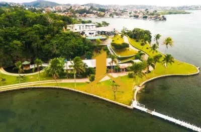 Mansão com 6 dormitórios à venda, 18.000 m² de área de terreno  por r$ 15.000.000 - praia do siqueira - cabo frio/rj