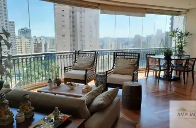 Cobertura duplex, mobiliada, 4 suítes 3 vagas piscina churrasqueira, morumbi
