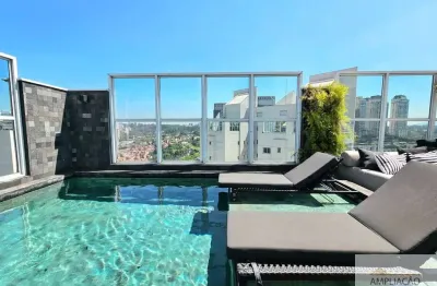 Cobertura duplex, com 305 mts, 4 dormitorios3 suites 3 vagas no brooklin