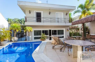 Sobrado residencial, 602 mts, 4 suítes, 5 vagas no jardim guedala