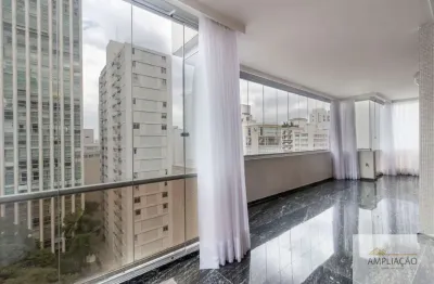 Apartamento 282 mts , com, 8 dormitórios, sendo 7 suítes, 4 vagas em Cerqueira César