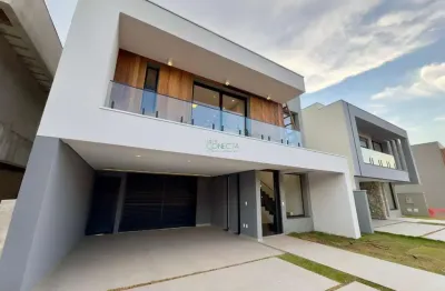 Casa em condomínio fechado com 3 quartos à venda na rua nelson brunelli, parque tauá, londrina por r$ 1.550.000