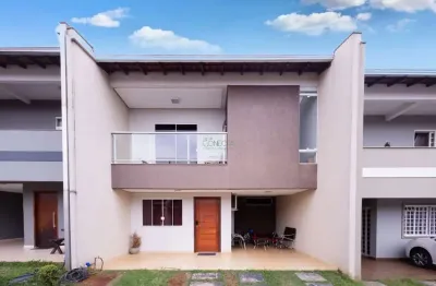 Casa em condomínio fechado com 3 quartos à venda na rua rezek andery, conjunto habitacional santiago ii, londrina por r$ 575.000