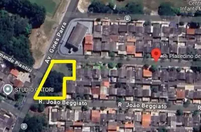 Terreno à venda na rua placedino de castro, jardim maria celina, londrina por r$ 890.000