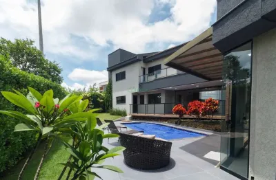 Casa em condomínio fechado com 3 quartos à venda na rua alcides turini, sun lake residence, londrina por r$ 3.700.000