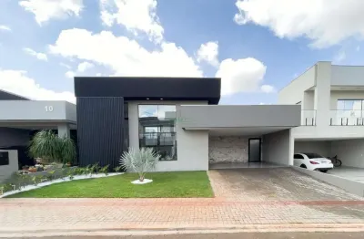 Casa em condomínio fechado com 3 quartos à venda na avenida angelina ricci vezozzo, condominio residencial habitten santa regina, londrina por r$ 975.200