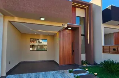 Casa em condomínio fechado com 3 quartos à venda na rua oceano pacífico, loteamento morada das flores, cambé por r$ 650.000