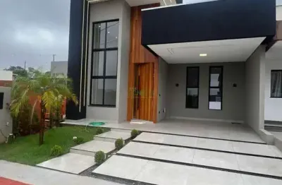 Casa em condomínio fechado com 3 quartos à venda na rua senhorinha ferreira de souza, heimtal, londrina por r$ 639.000