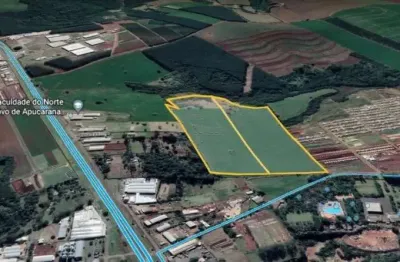 Terreno à venda na praça centro cívico josé de oliveira rosa, parque industrial zona norte, apucarana por r$ 13.000.000