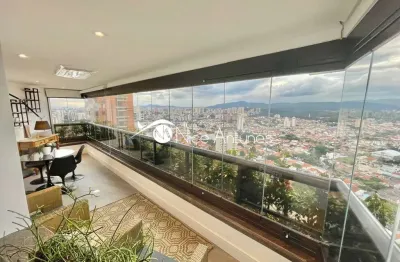 Aparamento com 290m2 com 4 suítes, 4 vagas de garagens com vista panorâmica permanente para serra.