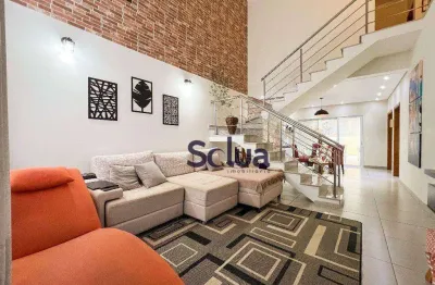 Casa com 3 dormitórios (suítes), piscina e escritório à venda, 233 m² por R$ 1.500.000 - Residencial Real Park Sumaré - Sumaré/SP