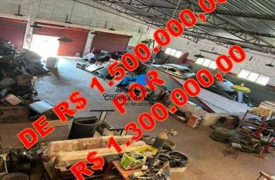 Excelente galpão comercial at 2910m2 ac 1.300,53m2 franco da rocha !