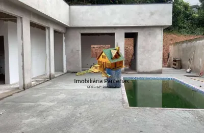 Casa térrea fase acabamento  318m2 a/c 4 dormitórios 4 suítes - 1100m2 a/t