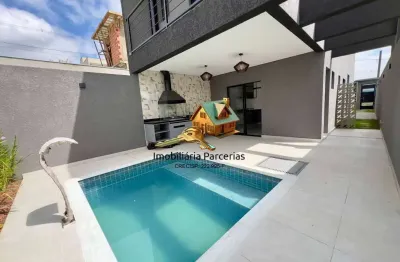 Belíssima casa  condomínio villas do jaguari a venda, piscina+área gourmet!