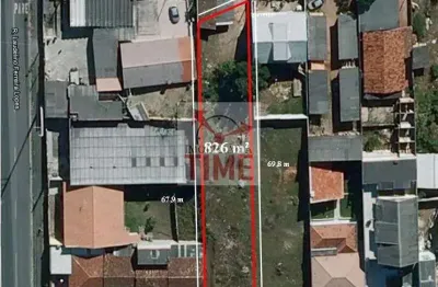 Terreno à venda, 826 m² por r$ 898.000,00 - capão raso - curitiba/pr