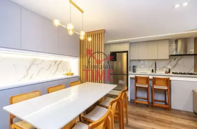 Apartamento pronto para morar, 3 quartos, 128m² alto padrão condomínio clube no bacacheri