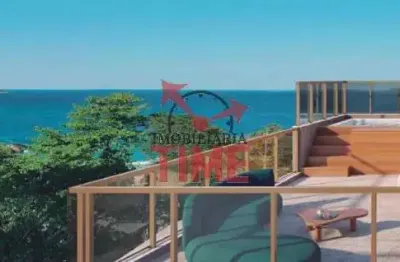 Cobertura duplex com 2 suítes à venda no on the sea arpoador em copacabana