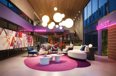 Studio moderno à venda no centro de curitiba — andar 15, vista definida