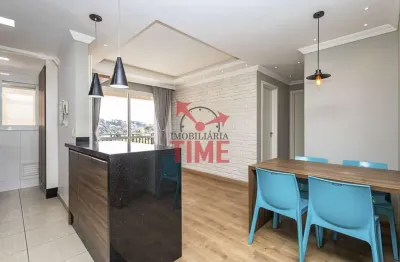 Apartamento para alugar no tingui – curitiba | 2 quartos, suíte, condomínio clube, semi-mobiliado