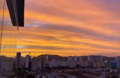 Apartamento com 1 dormitório (suíte) à venda - boqueirão - santos/sp