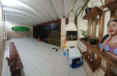 Casa com 3 dormitórios à venda  - parque bitaru - são vicente/sp