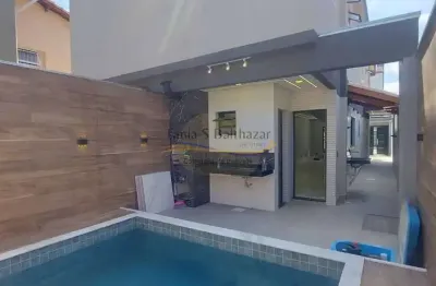 Sobrado à venda no bairro maracanã - praia grande/sp