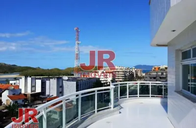 Cobertura com 3 dormitórios à venda, 200 m² por r$ 1.600.000,00 - passagem - cabo frio/rj
