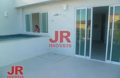 Cobertura com 4 dormitórios à venda, 262 m² por r$ 2.500.000,00 - praia do forte - cabo frio/rj