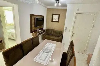 Apartamento mobiliado com 02 dormitórios na praia do centro de bombinhas
