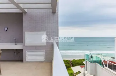 Apartamento de cobertura com vista mar, mobiliado com 03 suites e 02 garagem na praia de mariscal em bombinhas/sc
