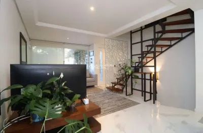 Casa em condomínio fechado com 2 quartos à venda na rua padre joão batista reus, 1718, camaquã, porto alegre, 148 m2 por r$ 655.000