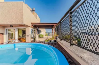 Cobertura com 4 quartos à venda na rua josé honorato dos santos, 100, azenha, porto alegre, 199 m2 por r$ 980.000