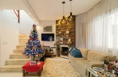 Casa em condomínio fechado com 3 quartos à venda na rua doutor mário totta, 2171, tristeza, porto alegre, 187 m2 por r$ 739.000