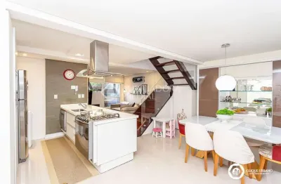 Casa em condomínio fechado com 3 quartos à venda na rua conselheiro xavier da costa, 3428, ipanema, porto alegre, 159 m2 por r$ 850.000