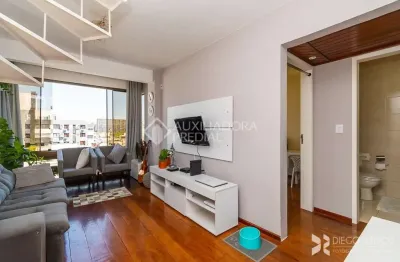 Cobertura com 2 quartos à venda na rua mucio teixeira, 134, menino deus, porto alegre, 97 m2 por r$ 480.000